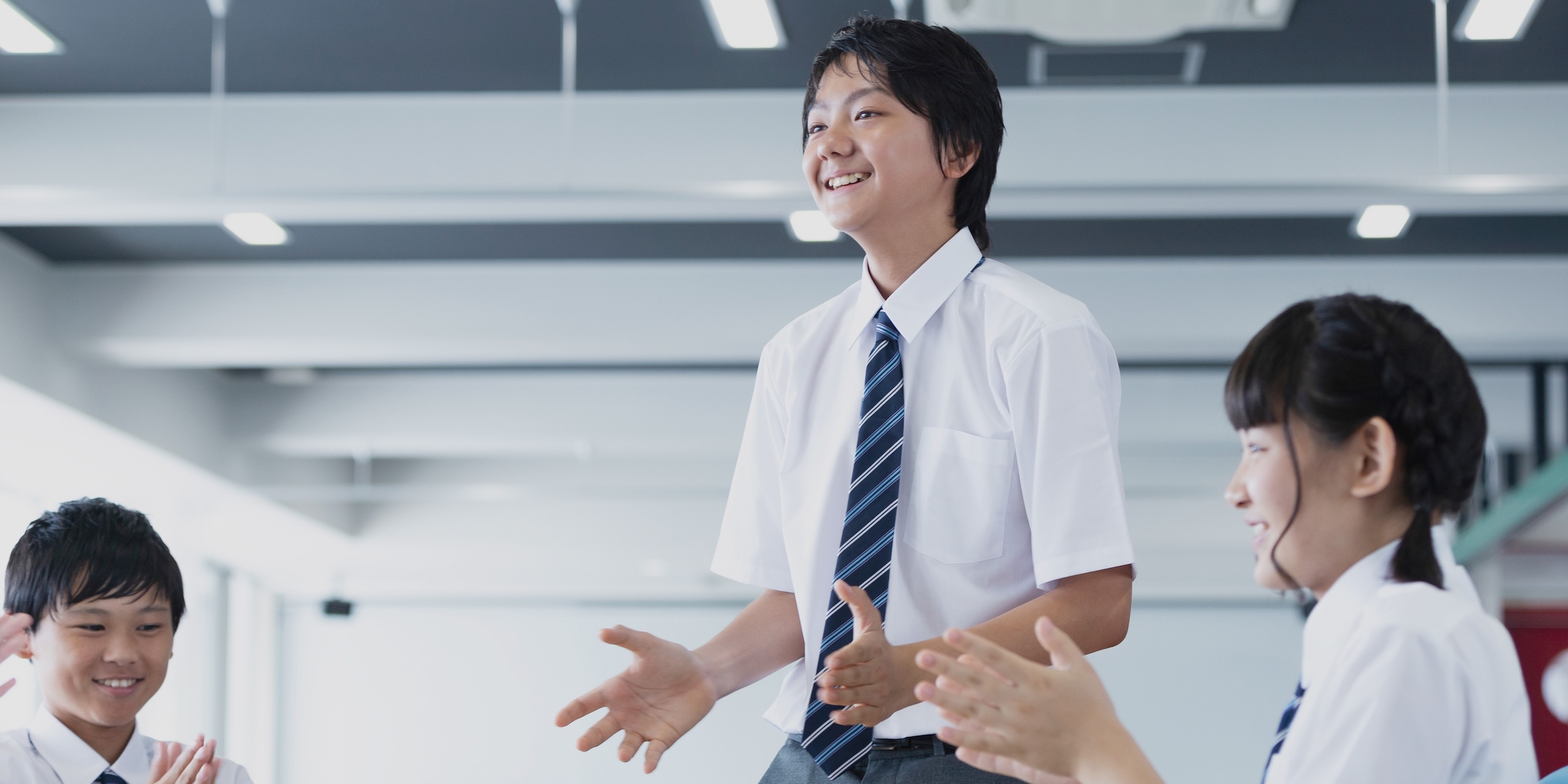 中学生クラスのレッスン風景