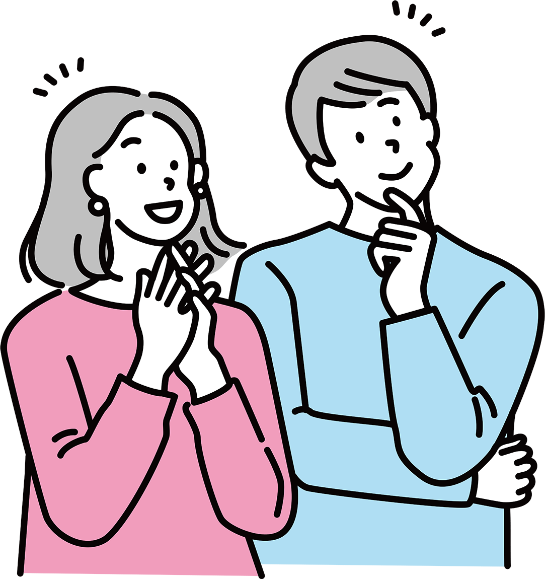 説明会に参加する保護者のイメージ